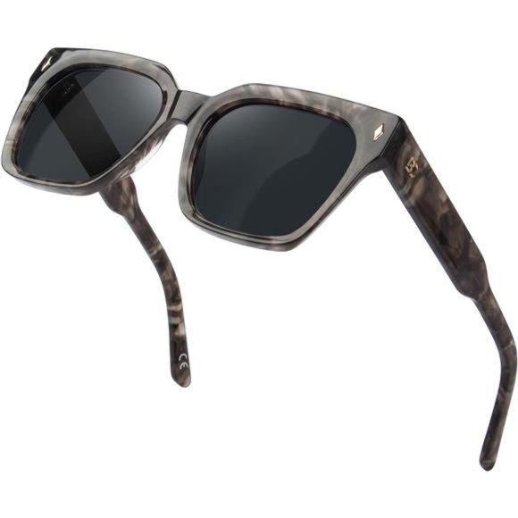 ?Polarized Sunglasses for Women: UV Protection Womens and Mens Square Shades